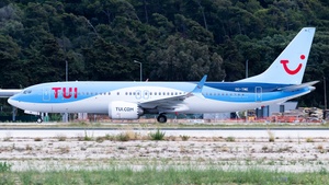Photo of OO-TME - Boeing 737 MAX 8 operated by TUI Airlines Belgium