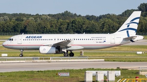 Photo of SX-DGE - Airbus A320-232 operated by Aegean Airlines