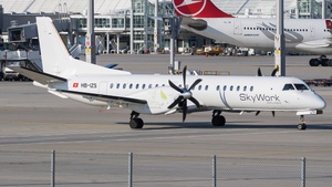 Photo of HB-IZS - Saab 2000 operated by SkyWork Airlines