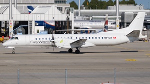 Photo of HB-IZS - Saab 2000 operated by SkyWork Airlines