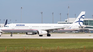Photo of SX-DGA - Airbus A321-231 operated by Aegean Airlines