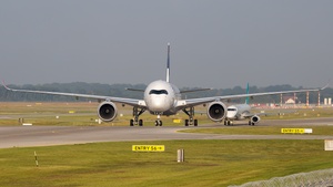 Photo of A7-AMA - Airbus A350-941 operated by Qatar Airways (opb LATAM Airlines Brasil)