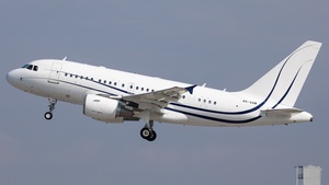 Photo of A6-AAM - Airbus A318-112(CJ) Elite operated by Gama Aviation FZC