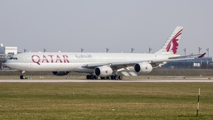 Photo of A7-AGA - Airbus A340-642 operated by Qatar Airways