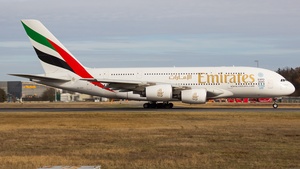 Photo of A6-EEX - Airbus A380-861 operated by Emirates