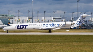 Photo of ES-ACH - Bombardier CRJ-900ER operated by LOT Polish Airlines (opb Nordica)