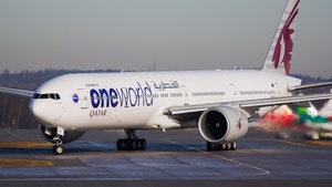 Photo of A7-BAA - Boeing 777-3DZ(ER) operated by Qatar Airways