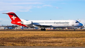 Photo of HB-JVH - Fokker 100 operated by Helvetic Airways