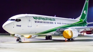Photo of YI-ASF - Boeing 737-81Z operated by Iraqi Airways