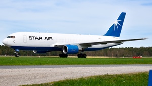 Photo of G-MACY - Boeing 767-204(BDSF) operated by Maersk Air Cargo UK