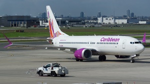 Photo of 9Y-GRN - Boeing 737 MAX 8 operated by Caribbean Airlines