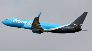 Photo of EI-AZB - Boeing 737-8AS(SF) operated by Amazon Prime Air (opb ASL Airlines Ireland)