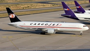 Photo of C-GUAJ - Boeing 767-35E(ER)(BCF) operated by Cargojet Airways