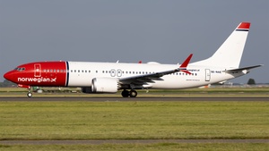 Photo of SE-NAE - Boeing 737 MAX 8 operated by Norwegian Air Sweden
