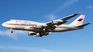 Photo of A9C-HMK - Boeing 747-4P8 operated by Bahrain Royal Flight