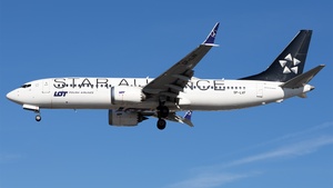Photo of SP-LVF - Boeing 737 MAX 8 operated by LOT Polish Airlines