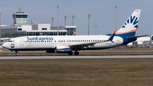 Photo of TC-SOA - Boeing 737-8HC operated by SunExpress