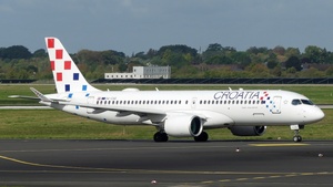 Photo of 9A-CAE - Airbus A220-300 operated by Croatia Airlines