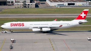 Photo of HB-JMA - Airbus A340-313 operated by Swiss International Air Lines