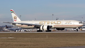 Photo of A6-ETR - Boeing 777-3FX(ER) operated by Etihad Airways