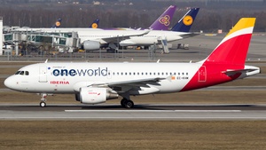 Photo of EC-KHM - Airbus A319-111 operated by Iberia