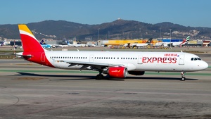 Photo of EC-JEJ - Airbus A321-213 operated by Iberia Express