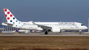 Photo of 9A-CAM - Airbus A220-300 operated by Croatia Airlines