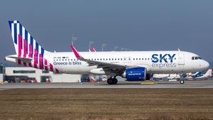 Photo of SX-IOG - Airbus A320-251N operated by Sky Express
