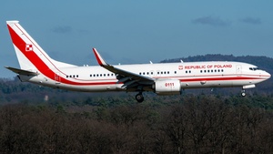 Photo of 0111 - Boeing 737-8TV(BBJ2) operated by Government of Poland