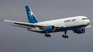 Photo of G-MACY - Boeing 767-204(BDSF) operated by Maersk Air Cargo UK