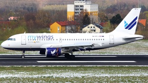 Photo of 9A-BTJ - Airbus A319-112 operated by MyWings (opb Trade Air)