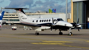 Photo of HB-GLS - Beechcraft B200 Super King Air operated by Lions Air Skymedia