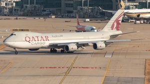 Photo of A7-BGA - Boeing 747-87UF operated by Qatar Airways Cargo