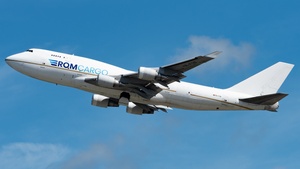Photo of YR-FSB - Boeing 747-45E(BDSF) operated by ROM Cargo Airlines