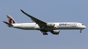 Photo of A7-ANE - Airbus A350-1041 operated by Qatar Airways