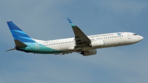 Photo of PK-GMX - Boeing 737-8U3 operated by Garuda Indonesia