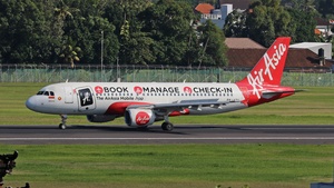 Photo of PK-AZU - Airbus A320-214 operated by Indonesia AirAsia