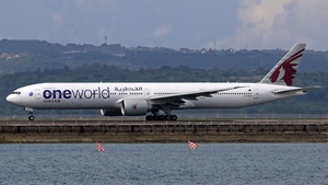 Photo of A7-BAB - Boeing 777-3DZ(ER) operated by Qatar Airways