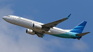 Photo of PK-GNE - Boeing 737-8U3 operated by Garuda Indonesia