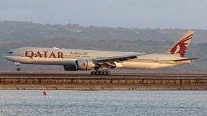 Photo of A7-BAK - Boeing 777-3DZ(ER) operated by Qatar Airways