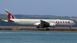 Photo of A7-BAS - Boeing 777-3DZ(ER) operated by Qatar Airways