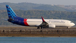 Photo of PK-CMR - Boeing 737-85F operated by Sriwijaya Air
