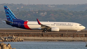 Photo of PK-CRH - Boeing 737-86N operated by Sriwijaya Air