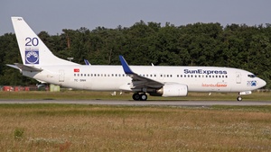 Photo of TC-SNH - Boeing 737-8FH operated by SunExpress