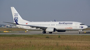 Photo of TC-SUU - Boeing 737-86Q operated by SunExpress