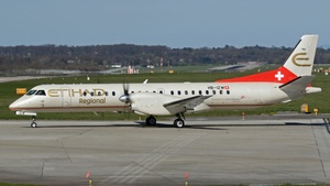 Photo of HB-IZW - Saab 2000 operated by Etihad Regional (opb Darwin Airline)