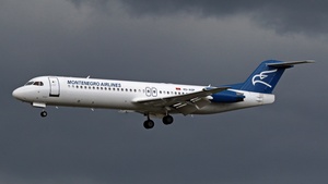 Photo of 4O-AOP - Fokker 100 operated by Montenegro Airlines