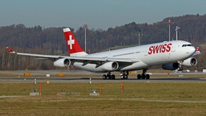 Photo of HB-JMO - Airbus A340-313 operated by Swiss International Air Lines