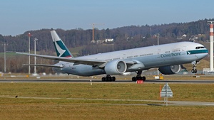 Photo of B-KQJ - Boeing 777-367(ER) operated by Cathay Pacific Airways