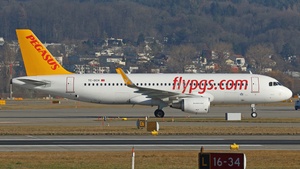 Photo of TC-DCH - Airbus A320-216 operated by Pegasus Airlines